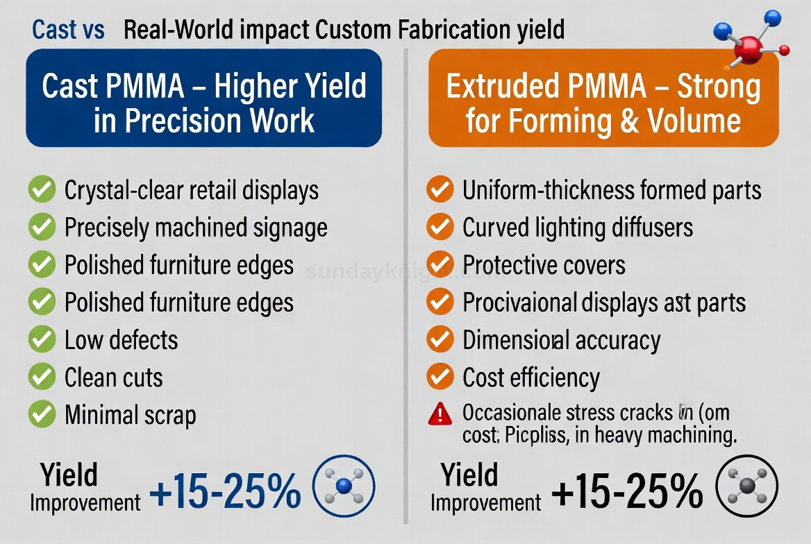 Cast PMMA VS Extruded PMMA