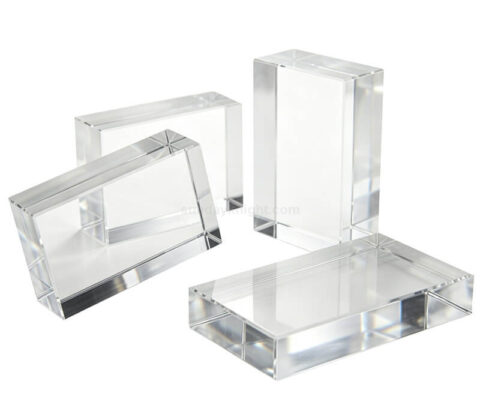 Kundenspezifische transparente Acryl-Display-Blöcke