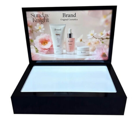 Kundenspezifischer LED-Acryl-Kosmetik-Display-Ständer