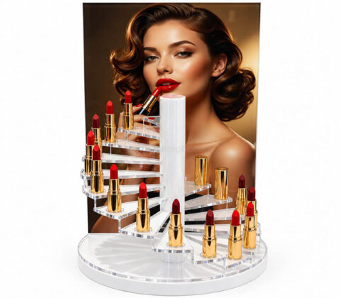 Espositore per rossetto cosmetico di alta gamma