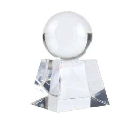Custom Clear Acryl Kristallkugel Trophäe Auszeichnung