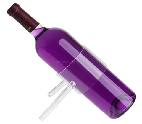 Acrilico bottiglia di vino vetrina Stand all'ingrosso