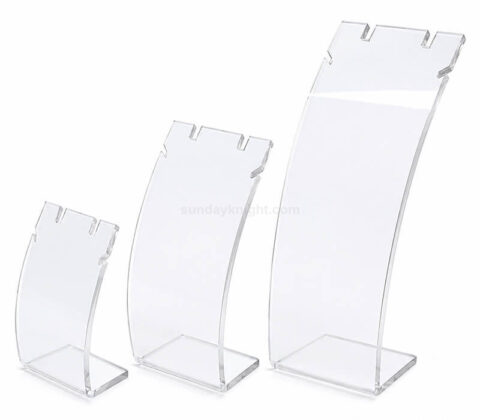 Custom Transparent Acrylic Necklace Display Stands