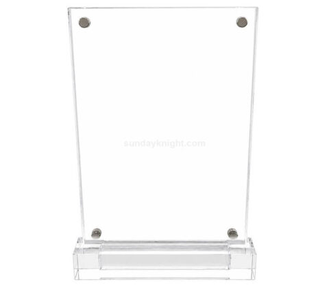 Clear Acrylic Sign Holder with Base