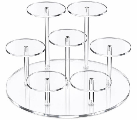 Set de soporte acrílico personalizado para postres
