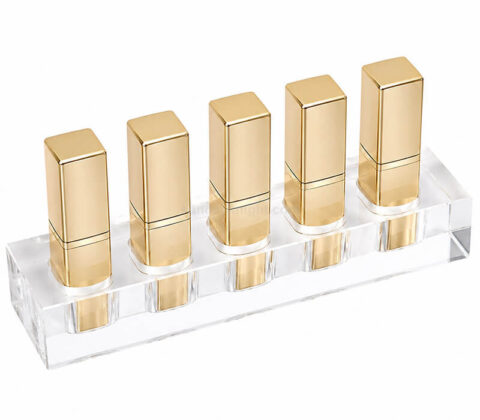 Minimalistischer Acryl 5-Lippenstift Display Block