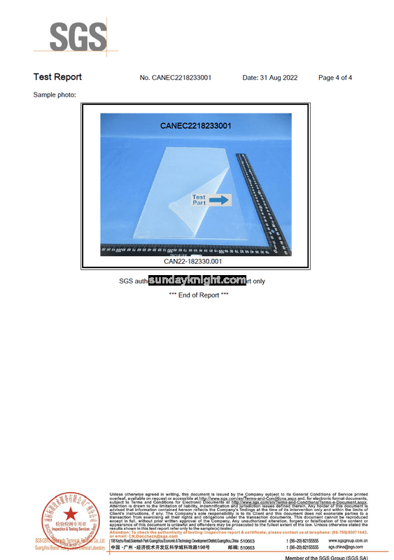 SGS FDA report -3
