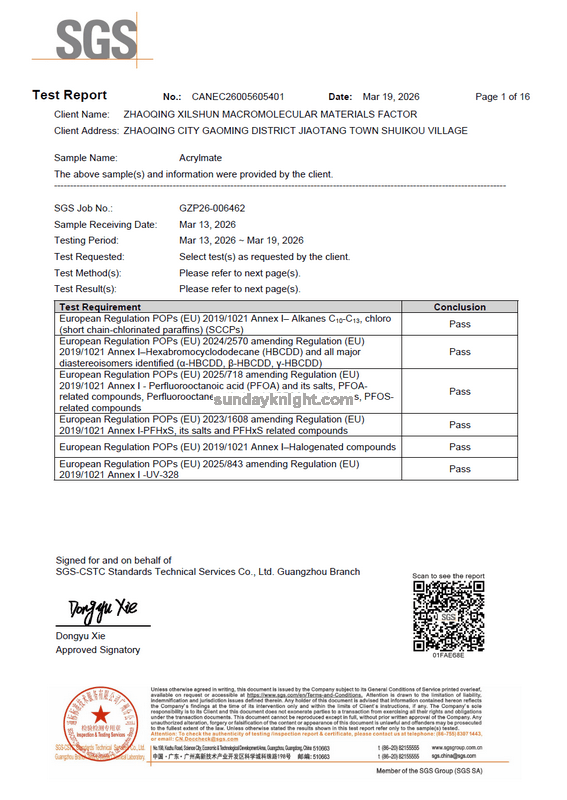 SGS POPs test report -1