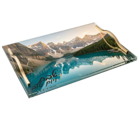 Individuell gestaltetes dekoratives Tablett aus Acryl