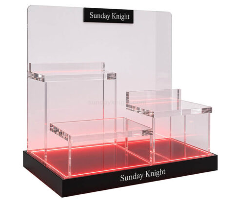 Espositore pubblicitario decorativo in acrilico con LED personalizzato